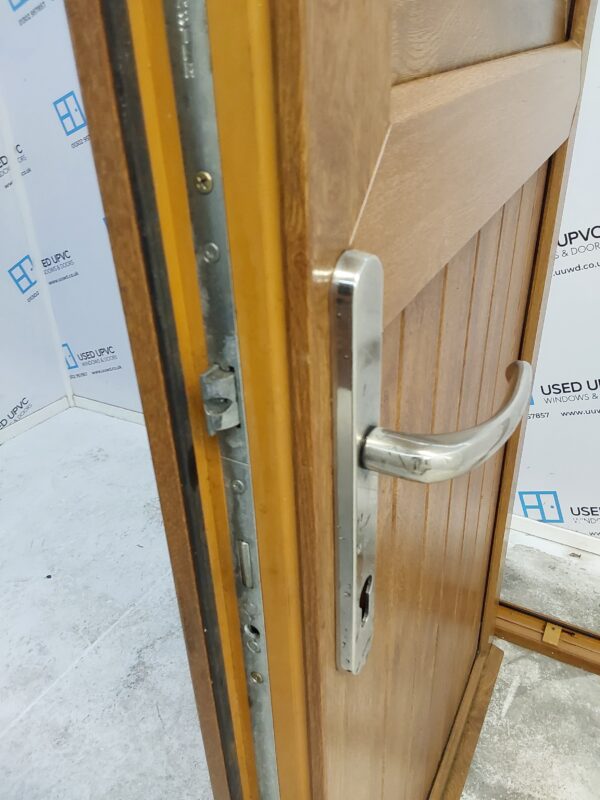 Used Oak Upvc Back Stable Door 910mm x 2070mm (reduce to 885mm) 0406 - Image 7
