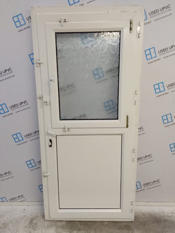 Used White Upvc Back Stable Door 930mm x 2045mm 0268 - Image 2