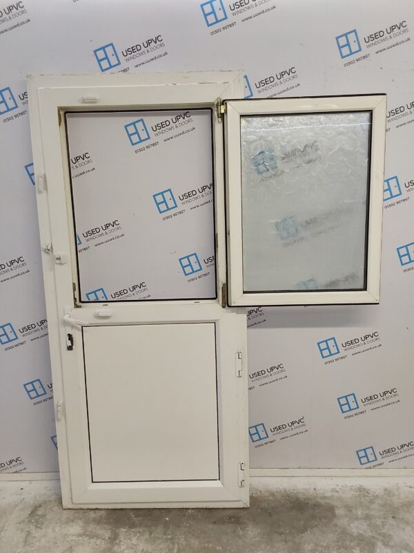 Used White Upvc Back Stable Door 930mm x 2045mm 0268 - Image 5