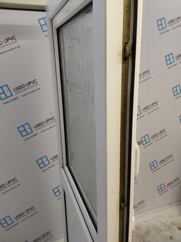Used White Upvc Back Stable Door 930mm x 2045mm 0268 - Image 8
