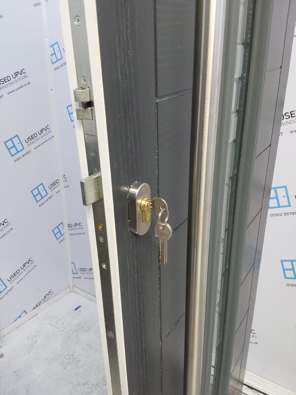 Brand New Anthracite Grey Composite Front Door 910mm x 2100mm ND120 - Image 5