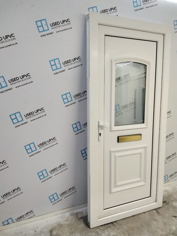 Used White Upvc Front Door 970mm x 2110mm 0251 - Image 6