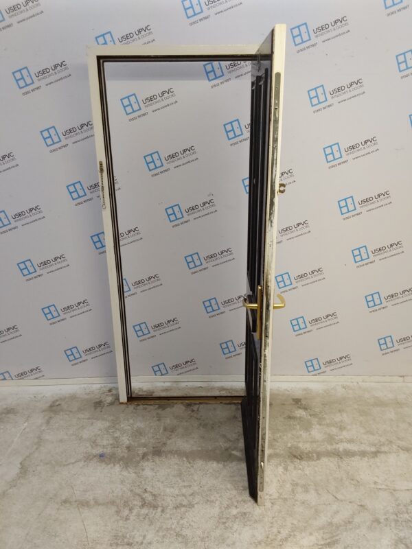 Used Black Composite Front Door 895mm x 2060mm 0323 - Image 3