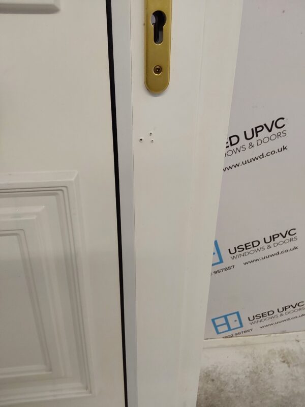 Used White Upvc Front Door 920mm x 2100mm 0718 - Image 6
