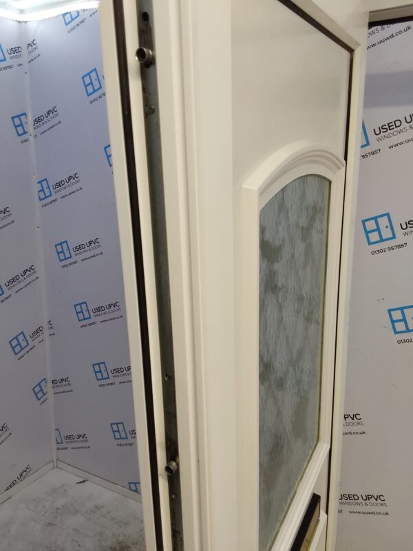 Used White Upvc Front Door 920mm x 2100mm 0718 - Image 8