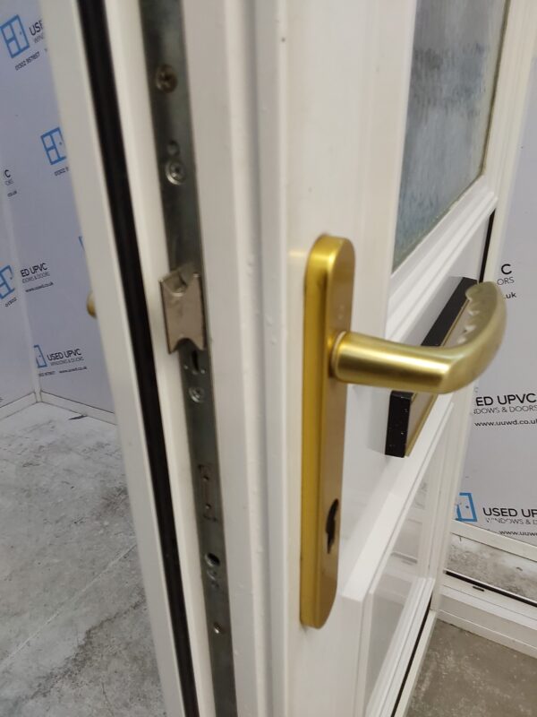 Used White Upvc Front Door 920mm x 2100mm 0718 - Image 9