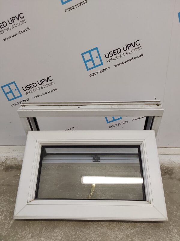 Used White Upvc Window 630mm x 415mm W0415 - Image 3