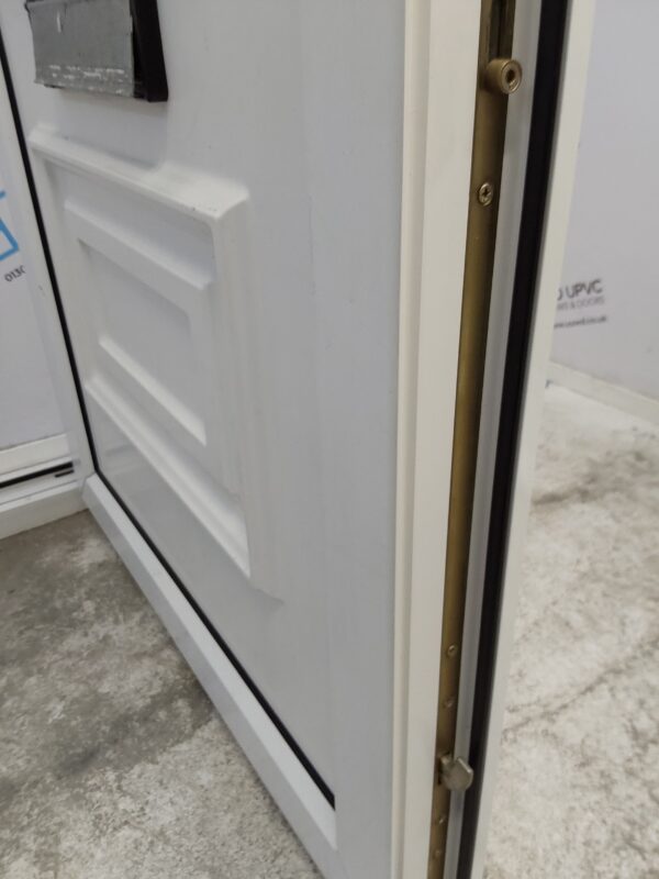 Used White Upvc Front Door And Side Panel 1435mm x 2110mm (reduce to 1415mm) DS038 - Image 6