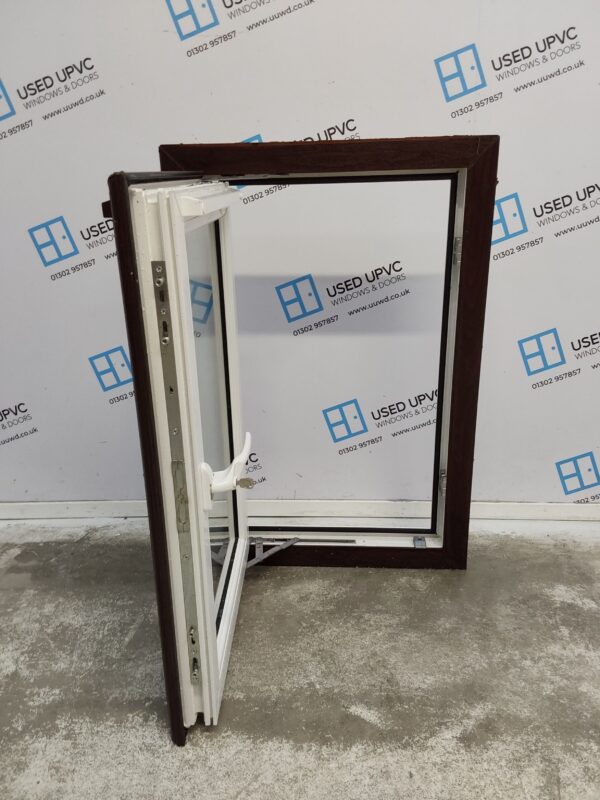 Used Rosewood Upvc Window 600mm x 880mm W0441 - Image 3