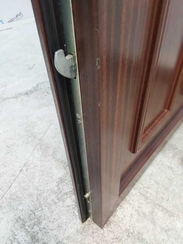 Used Woodgrain Upvc Front Door And Side Panel 1210mm x 2040mm DS055 - Image 7