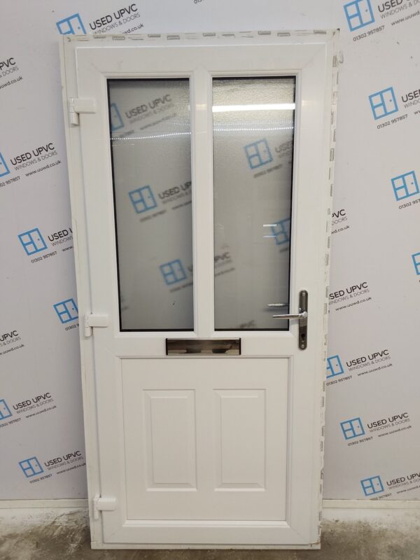 Used Anthracite Grey Upvc Front Door 1000mm x 2090mm (reduce to 985mm) C3D025 - Image 2