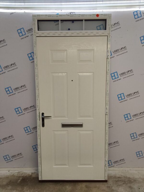 Brand New Black Composite Front Door And Toplight 1000mm x 2320mm ND135 - Image 2