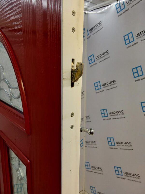 Used Red Composite Door 980mm x 2090mm 0483 - Image 4