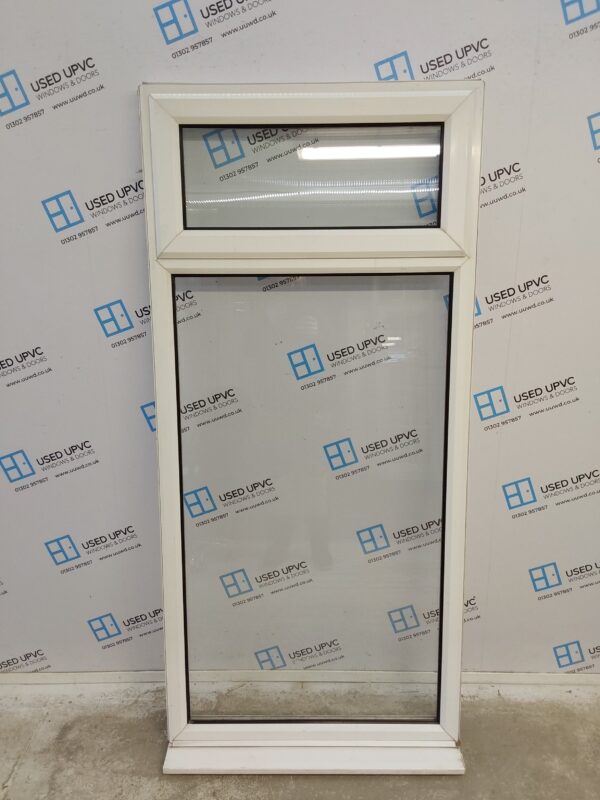 Used White Upvc Window 910mm x 1975mm C5037