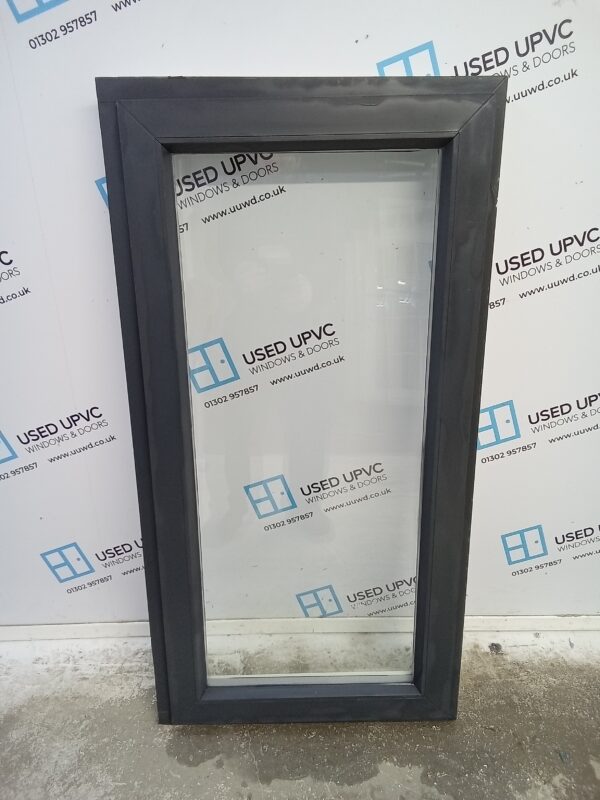 Used Anthracite Grey Upvc Window 620mm x 1200mm C2028
