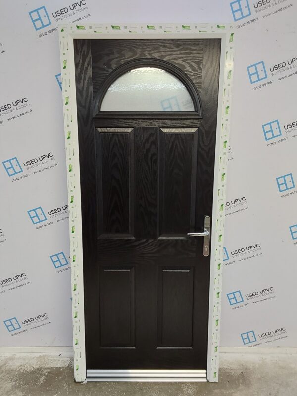 Brand New Black Composite Door 900mm x 2070mm ND121
