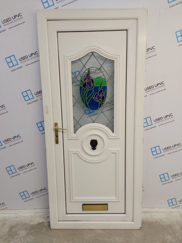 Used White Upvc Front Door 915mm x 2045mm 0405