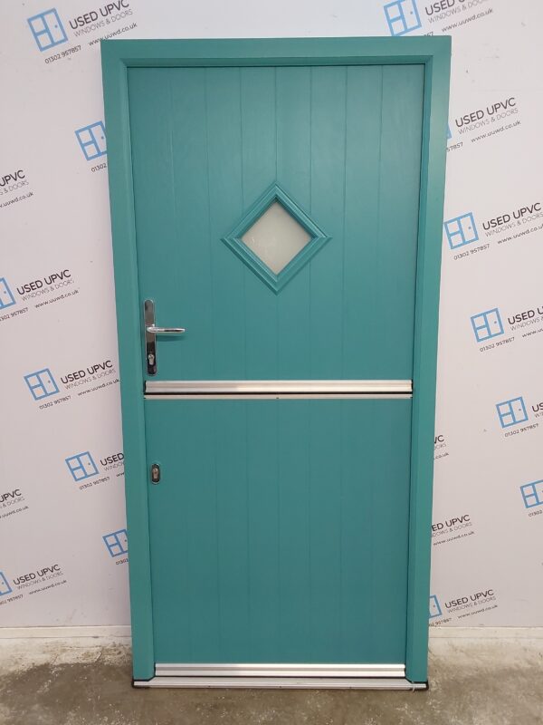 Brand New Turquoise Composite Barn Door 1010mm x 2075mm ND38
