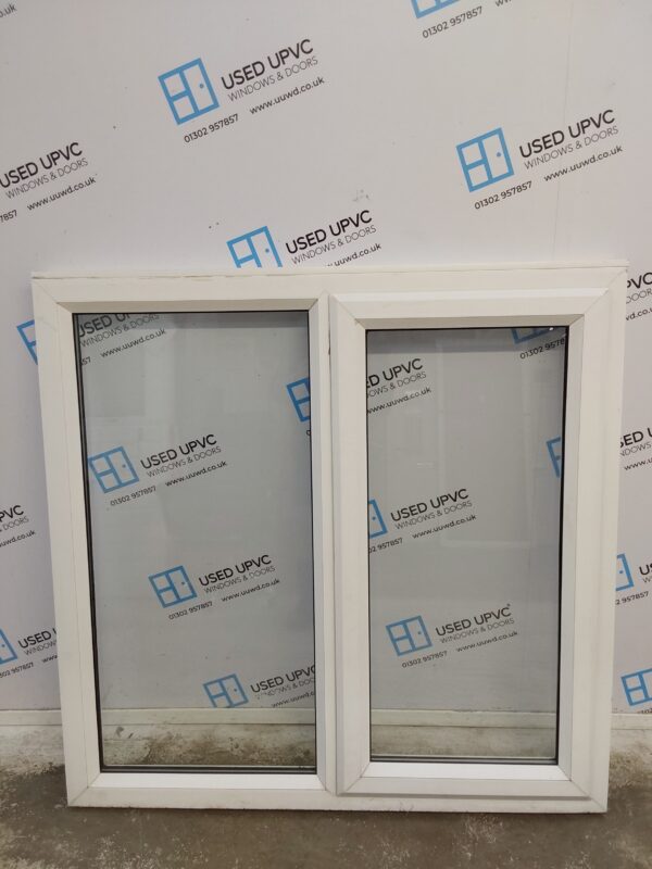 Used White Upvc Window 1190mm x 1180mm (reduce to 1165mm) C5053