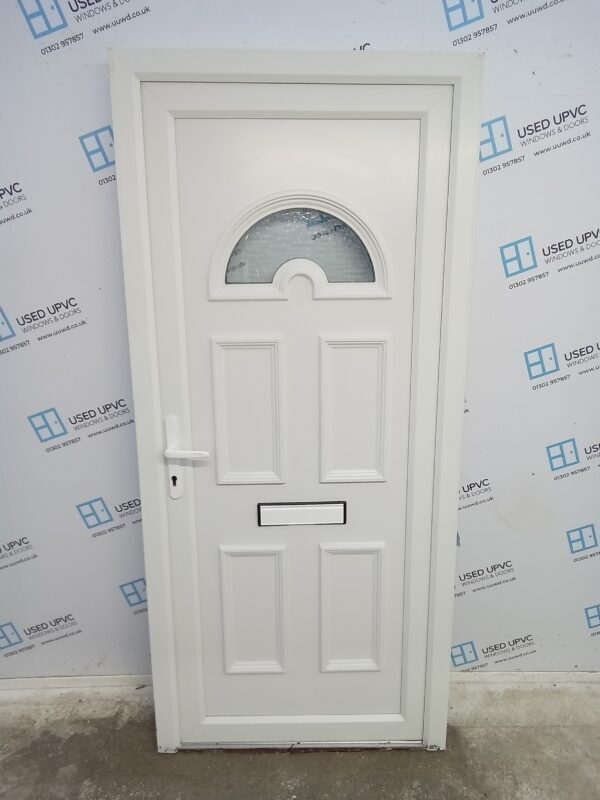 Used White Upvc Front Door 920mm x 2030mm 0094