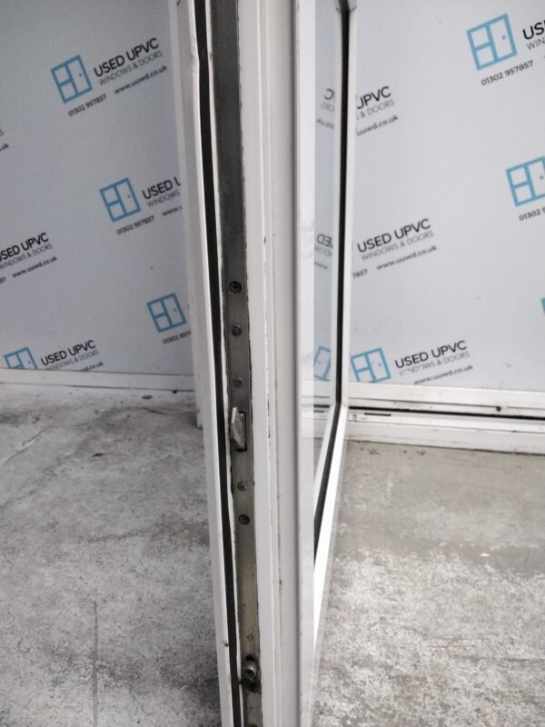 Used White Upvc Front Door And Side Panel 1205mm x 2055mm DS021 - Image 6