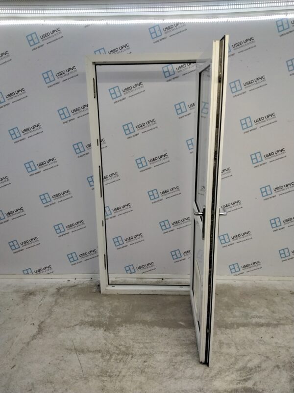 Used White Upvc Back Door 915mm x 2050mm 0141 - Image 3