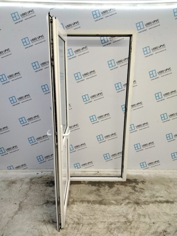 Used White Upvc Back Door 920mm x 2030mm (Reduce To 905mm x 2030mm) C3D010 - Image 3