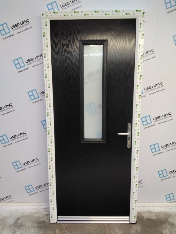 Brand New Black Composite Door 900mm x 2075mm ND66