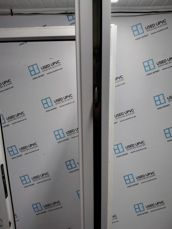 Used White Upvc Front Door 850mm x 2095mm (Reduce To 820mm) 0018 - Image 4