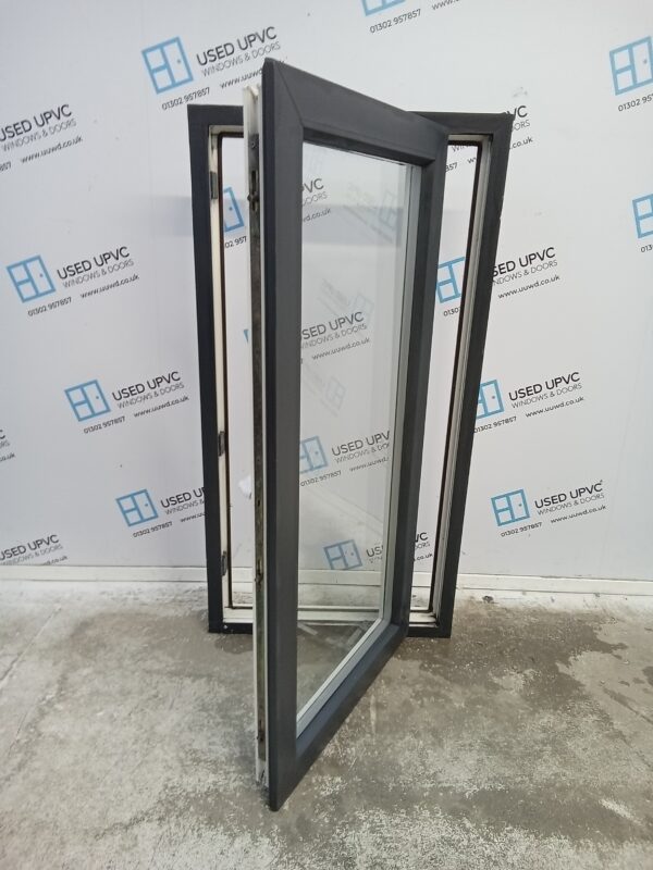 Used Anthracite Grey Upvc Window 620mm x 1200mm C2028 - Image 2