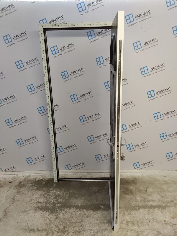 Brand New Black Composite Door 900mm x 2070mm ND121 - Image 3