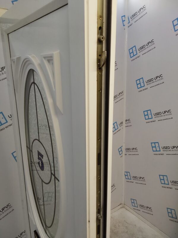 Used White Upvc Front Door 930mm x 2040mm 0816 - Image 6