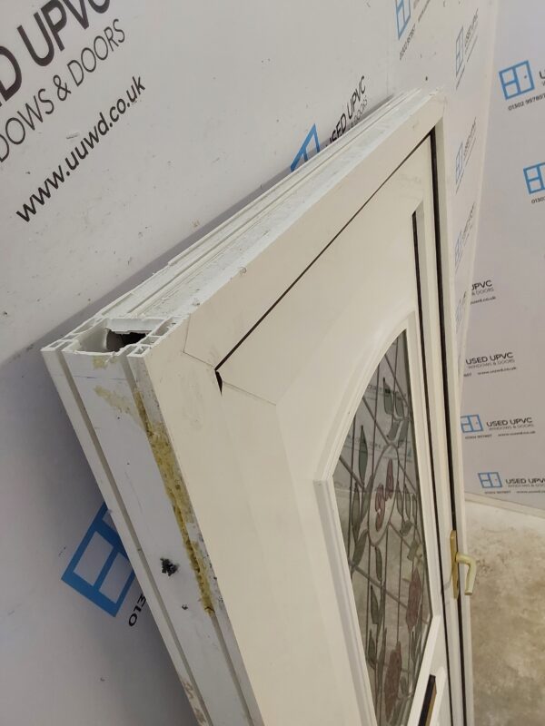 Used White Upvc Front Door 920mm x 2025mm 0334 - Image 5