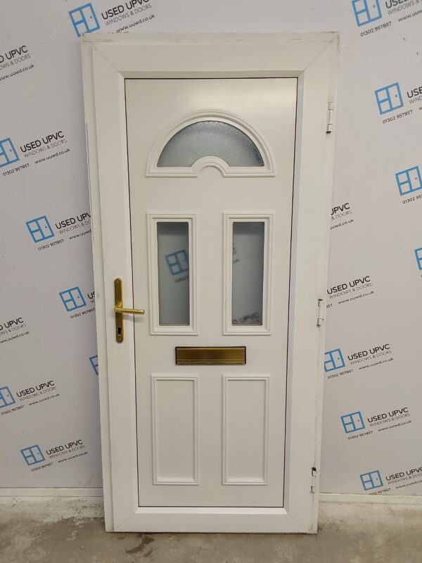 Used White Upvc Front Door 940mm x 2060mm 0276 - Image 2