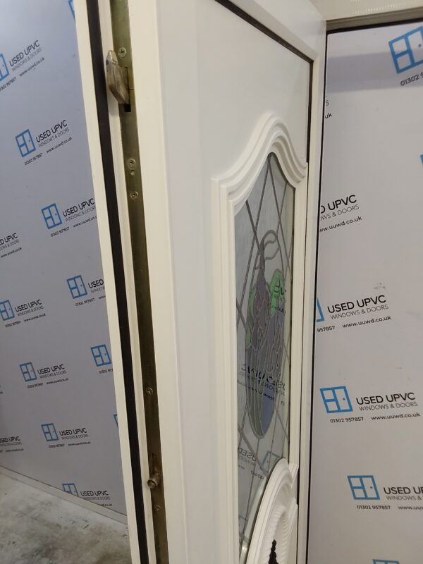 Used White Upvc Front Door 915mm x 2045mm 0405 - Image 5