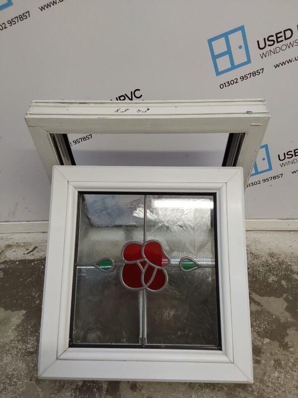 Used White Upvc Window 510mm x 515mm C2128 - Image 3