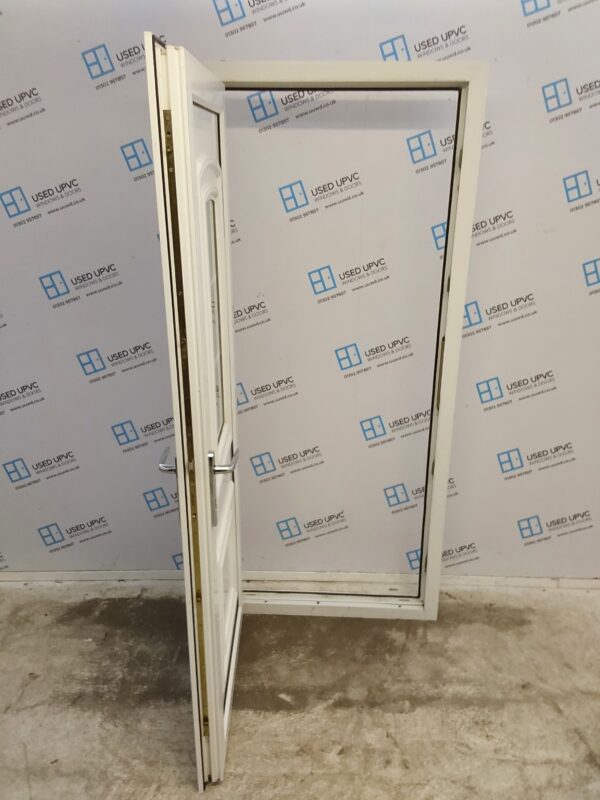 Used White Upvc Back Door 930mm x 2060mm (reduce to 905mm) 0248 - Image 3