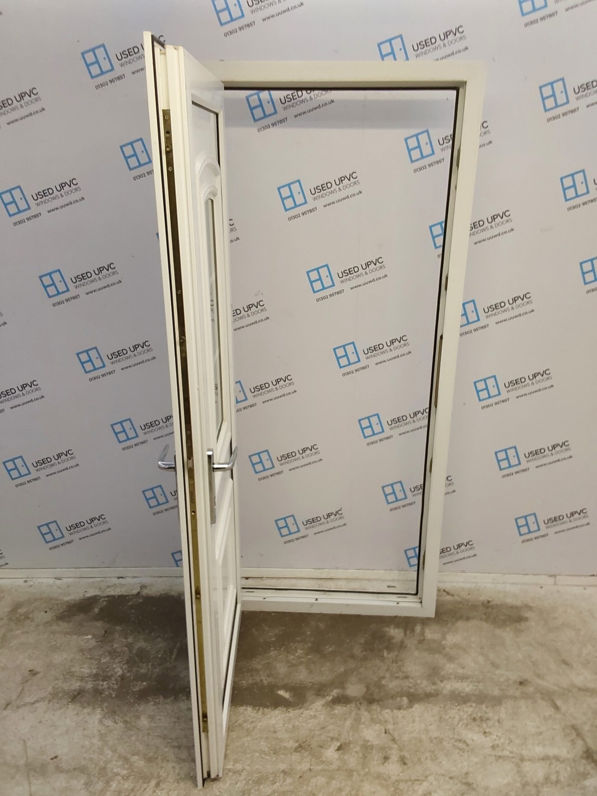 Used White Upvc Back Door 930mm x 2060mm (reduce to 905mm) 0248 | Used ...