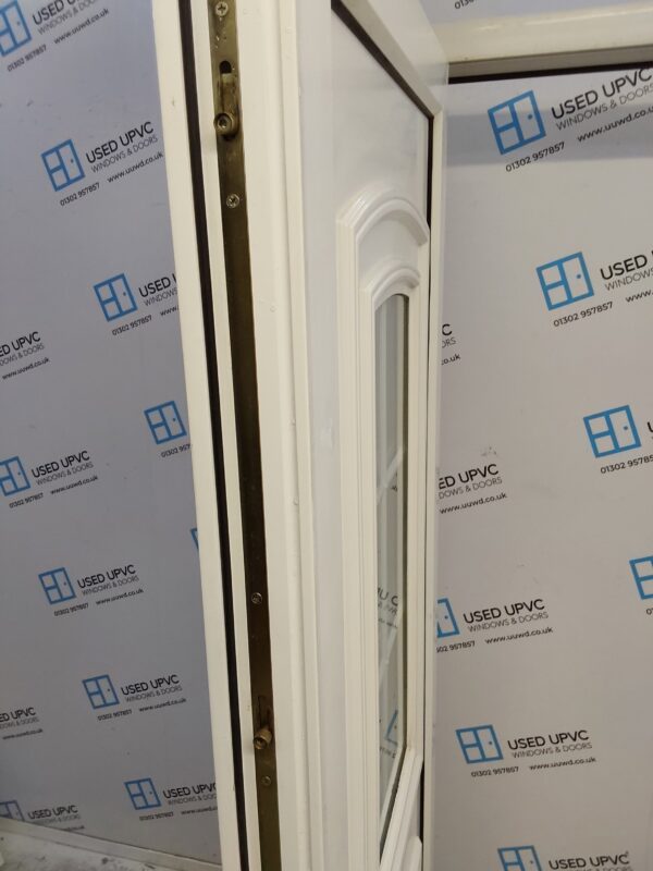 Used White Upvc Back Door 930mm x 2060mm (reduce to 905mm) 0248 - Image 4