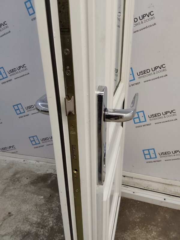 Used White Upvc Back Door 930mm x 2060mm (reduce to 905mm) 0248 - Image 5