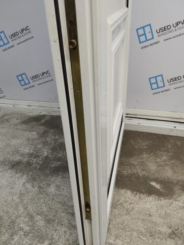 Used White Upvc Back Door 930mm x 2060mm (reduce to 905mm) 0248 - Image 6