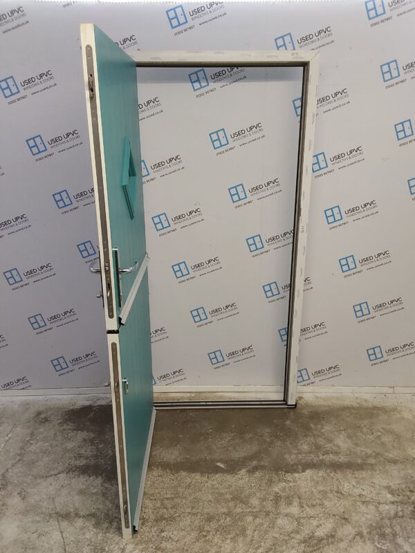 Brand New Turquoise Composite Barn Door 1010mm x 2075mm ND38 - Image 3