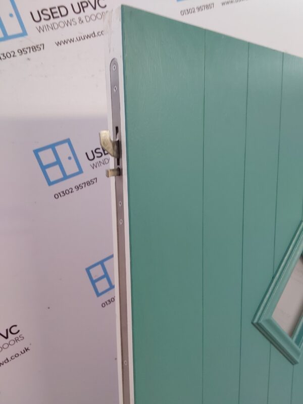 Brand New Turquoise Composite Barn Door 1010mm x 2075mm ND38 - Image 5