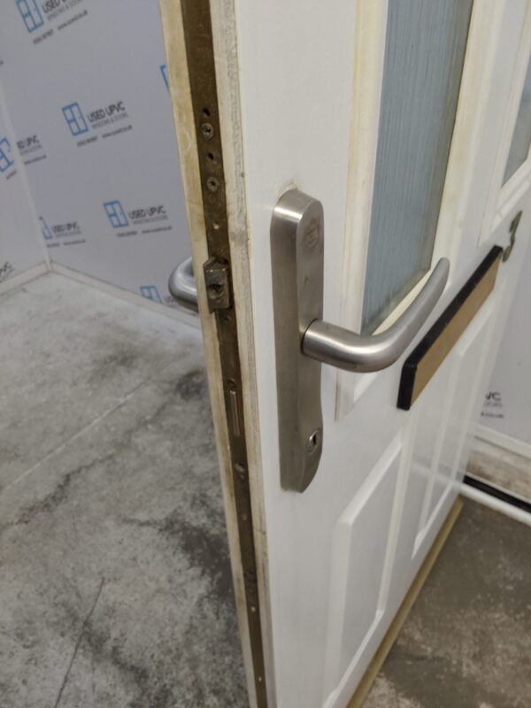 Used White Composite Front Door 920mm x 2090mm (reduce to 2075mm) 0034 - Image 7