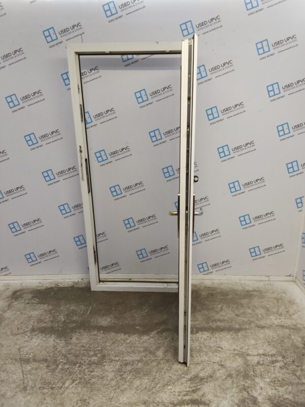 Used Woodgrain Upvc Back Door 890mm x 2015mm C3D013 - Image 3