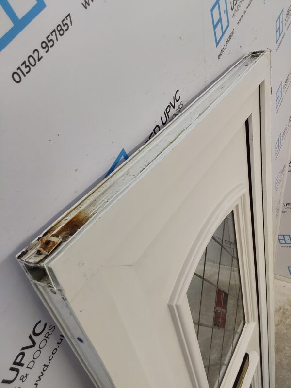 Used White Upvc Front Door 885mm x 2035mm C8D46 - Image 5