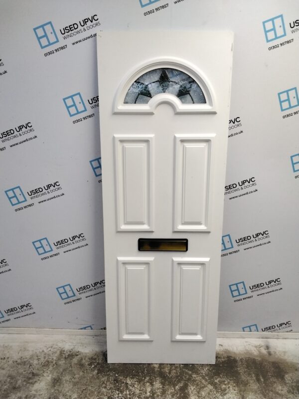 Used White Upvc Front Door Panel 625mm x 1761mm x 20mm 20UFDP002 - Image 2