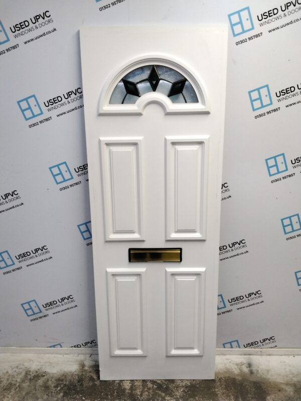 Used White Upvc Front Door Panel 625mm x 1761mm x 20mm 20UFDP002