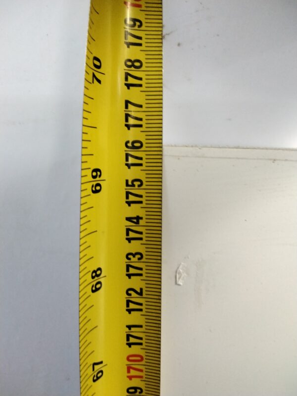 Used White Upvc Front Door Panel 625mm x 1761mm x 20mm 20UFDP002 - Image 5