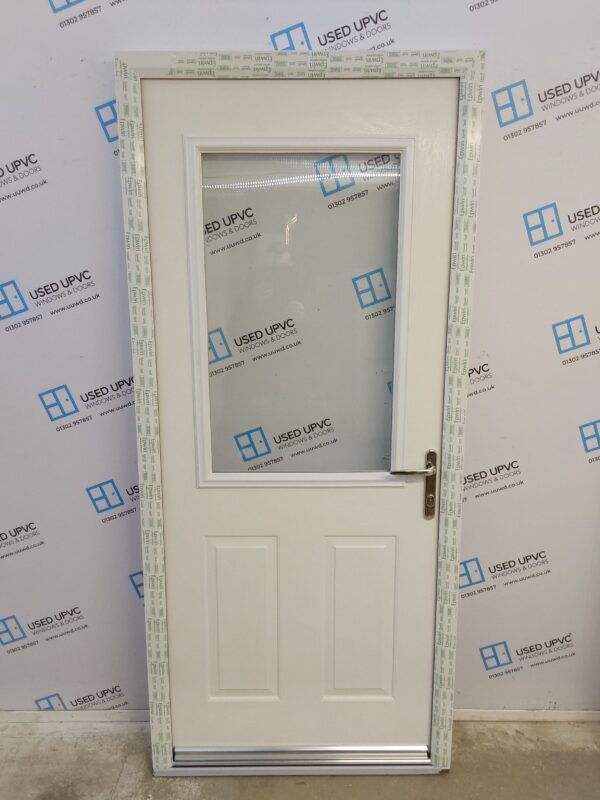 Brand New White Composite Back Door 935mm x 2100mm ND125